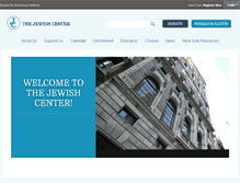 Tablet Screenshot of jewishcenter.org